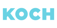 Koch Logo hellblau